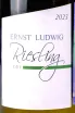 Этикетка Ernst Ludwig Riesling Dry 2023 0.75 л