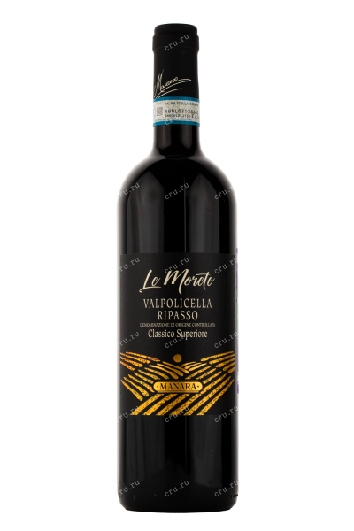 Вино Manara Le Morete Valpolicella Ripasso Classico Superiore 2017 0.75 л