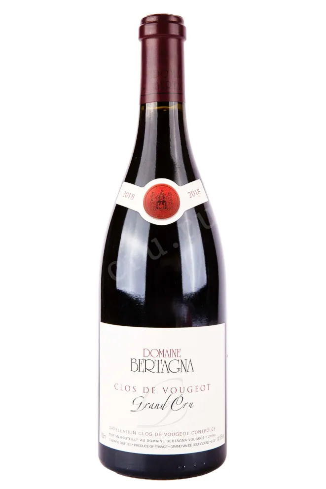 Вино Clos de Vougeot Grand Cru Domaine Bertagna 2018 0.75 л