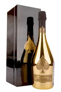 Шампанское Armand de Brignac Brut Gold wooden box 2020 0.75 л