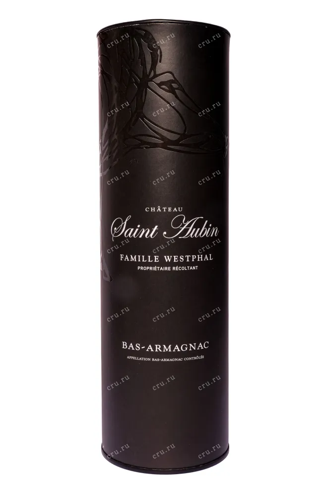 Туба Арманьяк Saint Aubin Bas-Armagnac in tube 1980 0.7 л