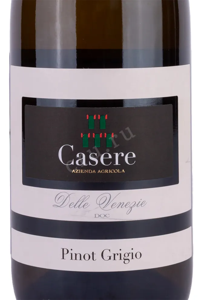 Этикетка Casere Venezia Pinot Grigio  2021 0.75 л