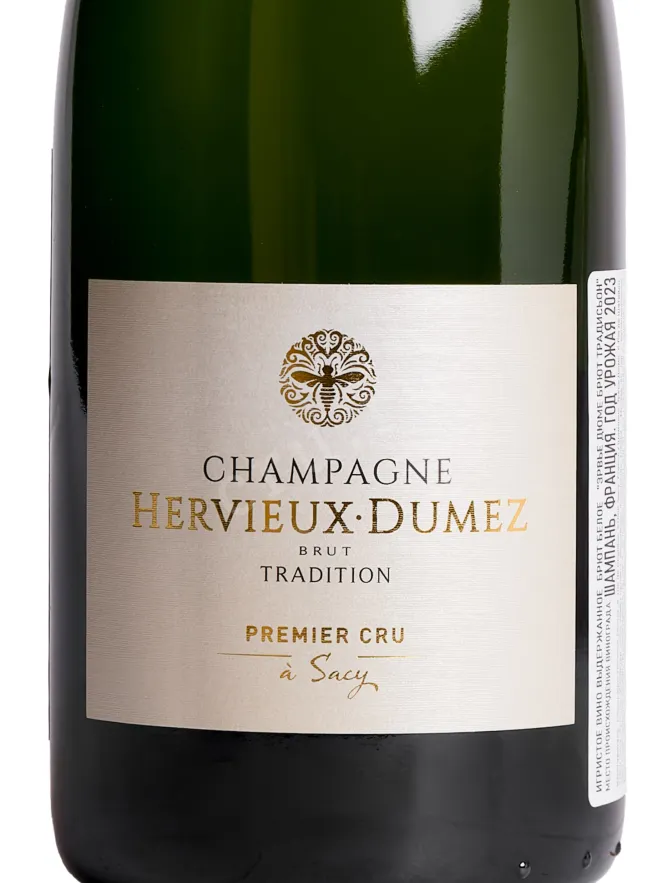 Этикетка Hervieux Dumez Brut Tradition 2023 0.75 л