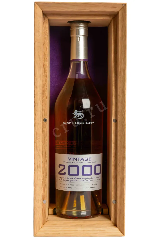 В деревянной коробке A de Fussigny Vintage in wooden box 2000 0.7 л