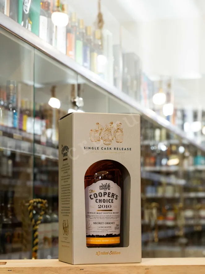 В магазине Крю Профи The Cooper's Choice Secret Orkney Amontillado Sherry Cask Finish in gift box 2010 0.7 л