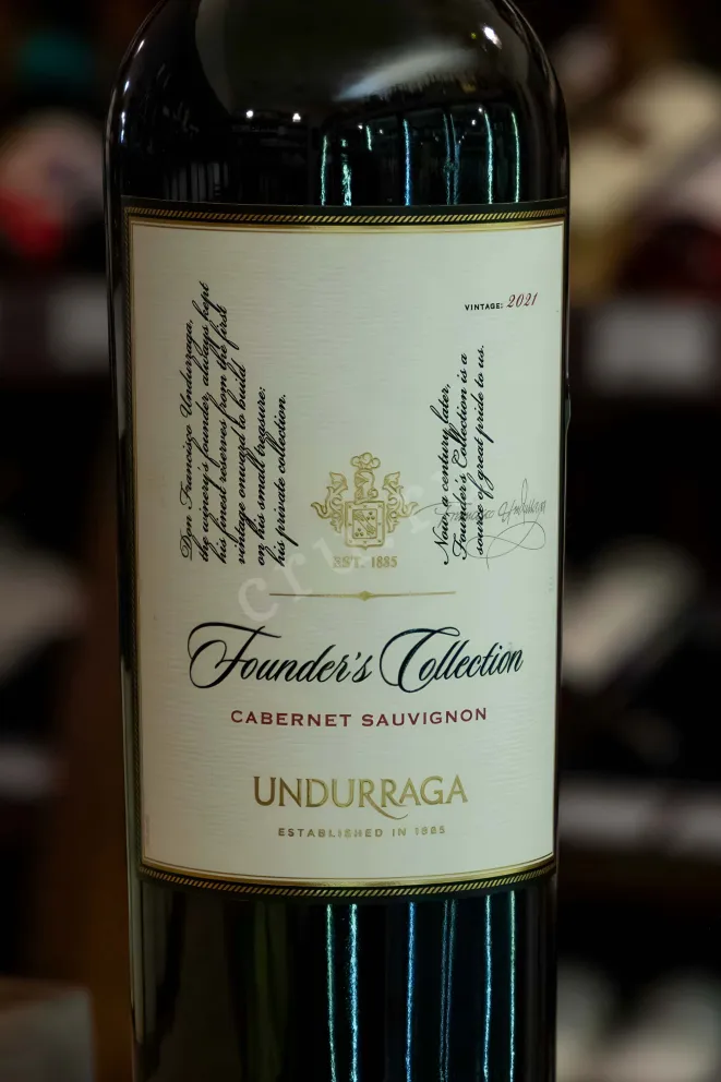 В магазине Крю Профи Undurraga Founder's Collection Cabernet Sauvignon DO 2021 0.75 л