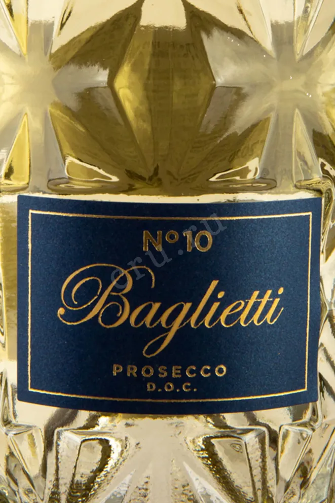 Контрэтикетка Prosecco 47 Anno Domini Baglietti №10 DOC 0.75 л