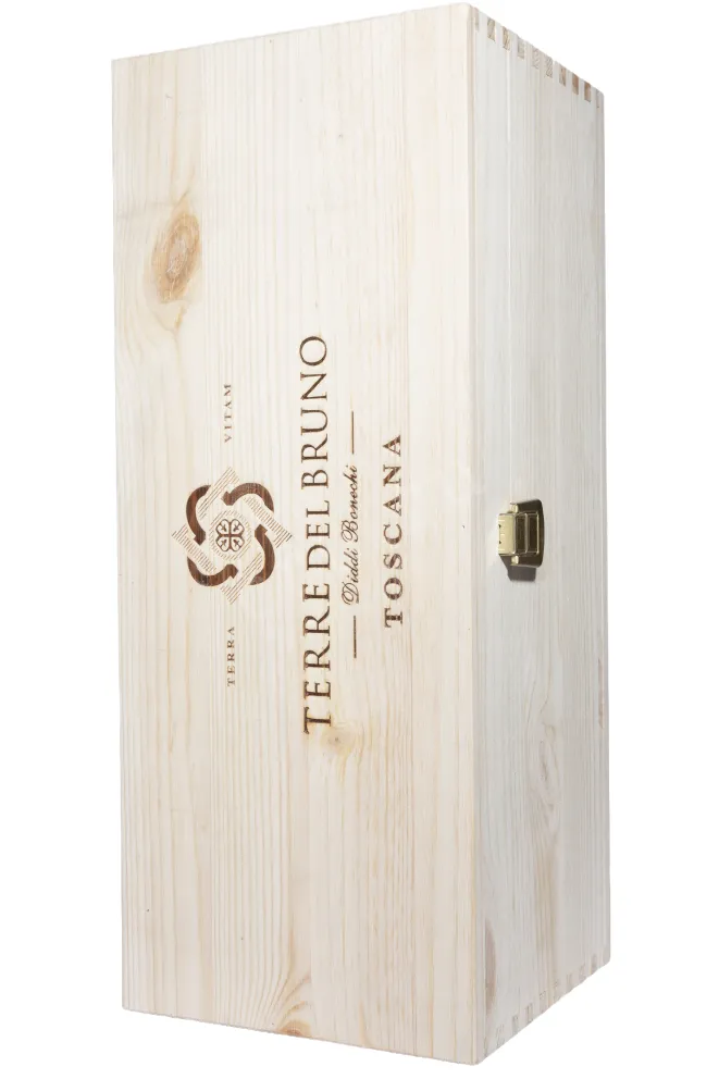 Деревянная коробка Terre del Bruno Le More Nere Toscana IGT in wooden box 2021 3 л
