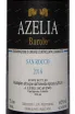 Этикетка Azelia Barolo San Rocco 2018 0.75 л
