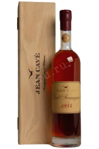 Арманьяк Jean Cave Vieil Armagnac AOC wooden box 1984 0.7 л