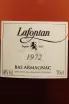 Этикетка Lafontan 1972 0.7 л
