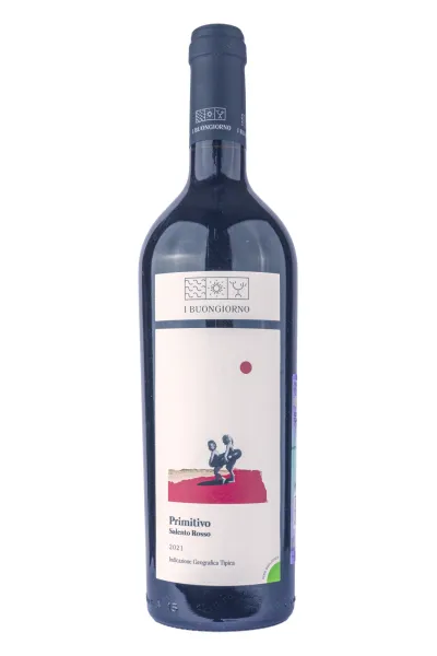 Вино I Buongiorno Primitivo 2021 0.75 л