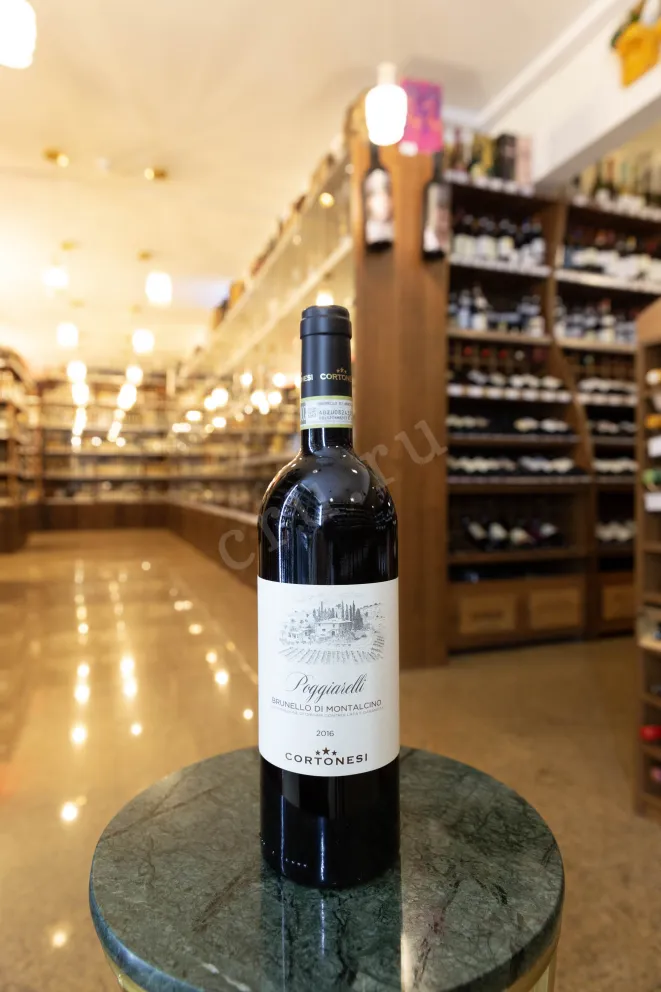 В магазине Крю Профи Cortonesi Poggiarelli Brunello di Montalcino 2016 0.75 л