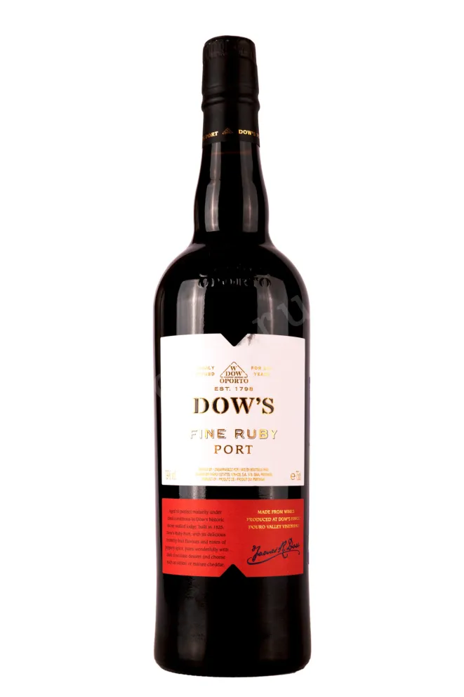 Портвейн Dows Fine Ruby 2020 0.75 л