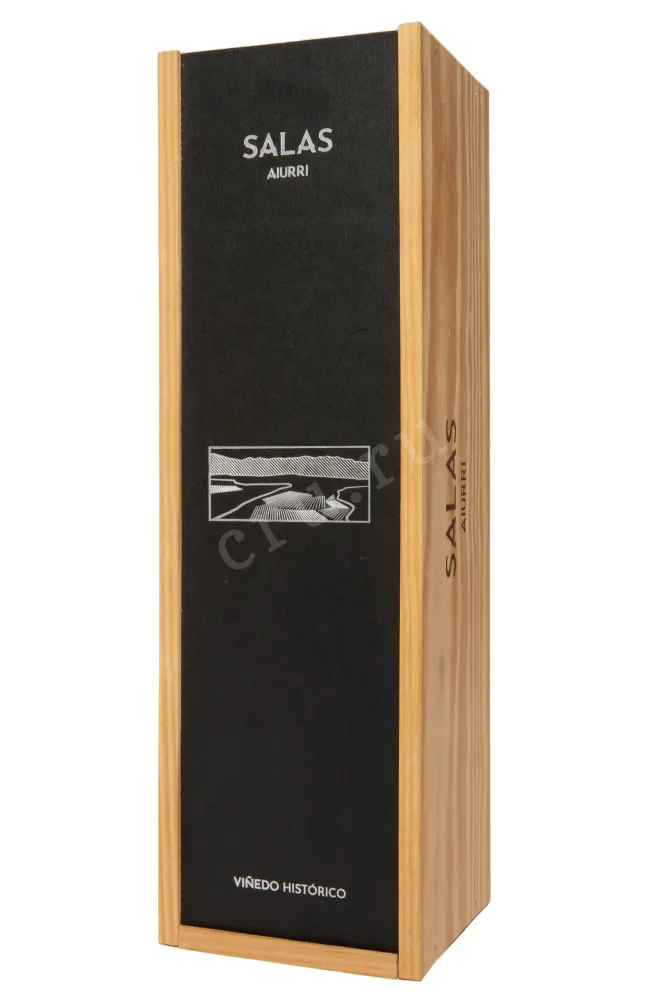 Деревянная коробка Aiurri Salas Rioja DOCa in gift box 2021 0.75 л