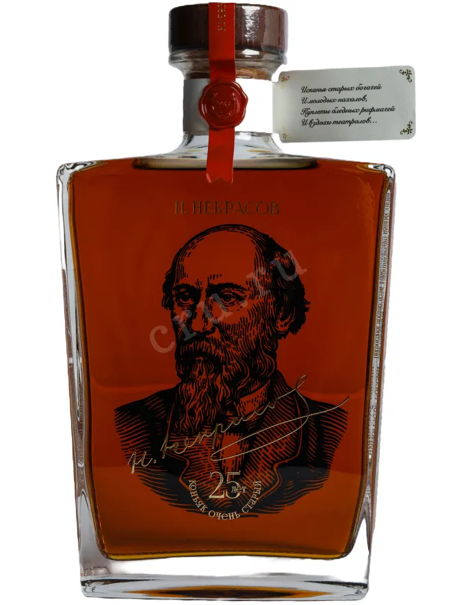 Бутылка Nekrasov 25 years with gift box 0.7 л
