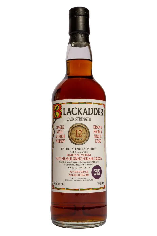 Бутылка Blackadder Caol Ila 12 YO in gift box 0.7 л