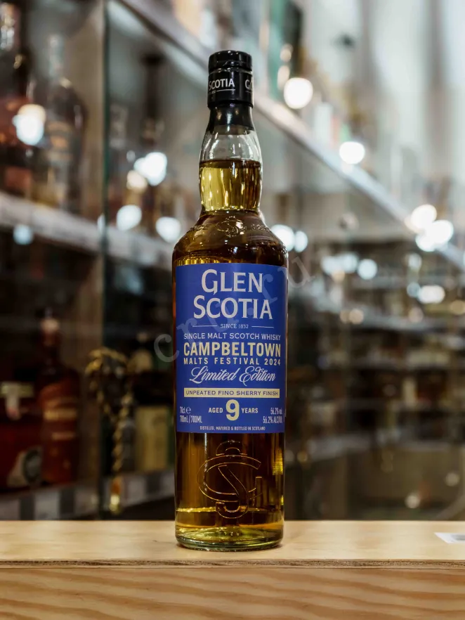 В магазине Крю Профи Glen Scotia Fino Sherry Cask Finish 9 year old gift box 0.7 л
