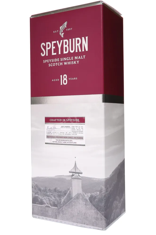 Подарочная коробка Speyburn Speyside 18 Years Old in gift box 0.7 л
