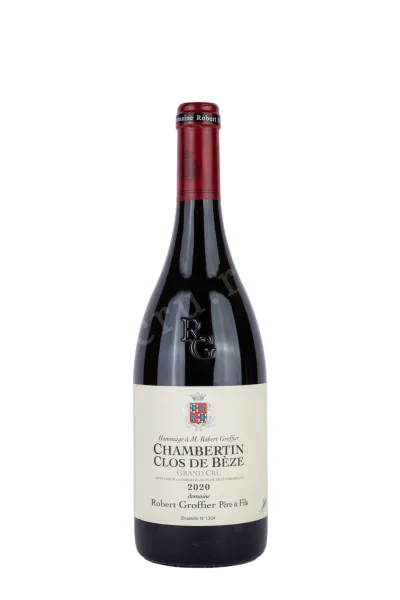 Вино Domaine Robert Groffier Pere & Fils Chambertin-Clos de Beze Grand Cru 2020 0.75 л