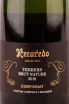 Этикетка Recaredo Terrers Brut Nature 2018 0.75 л