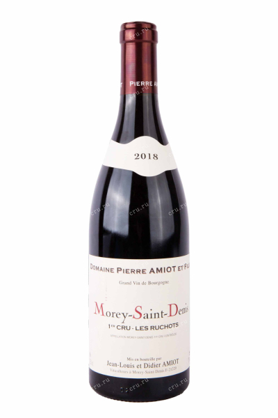 Вино Morey-Saint-Denis 1er Cru Les Ruchots AOC Domain Pierre Amiott et Fills 2018 0.75 л