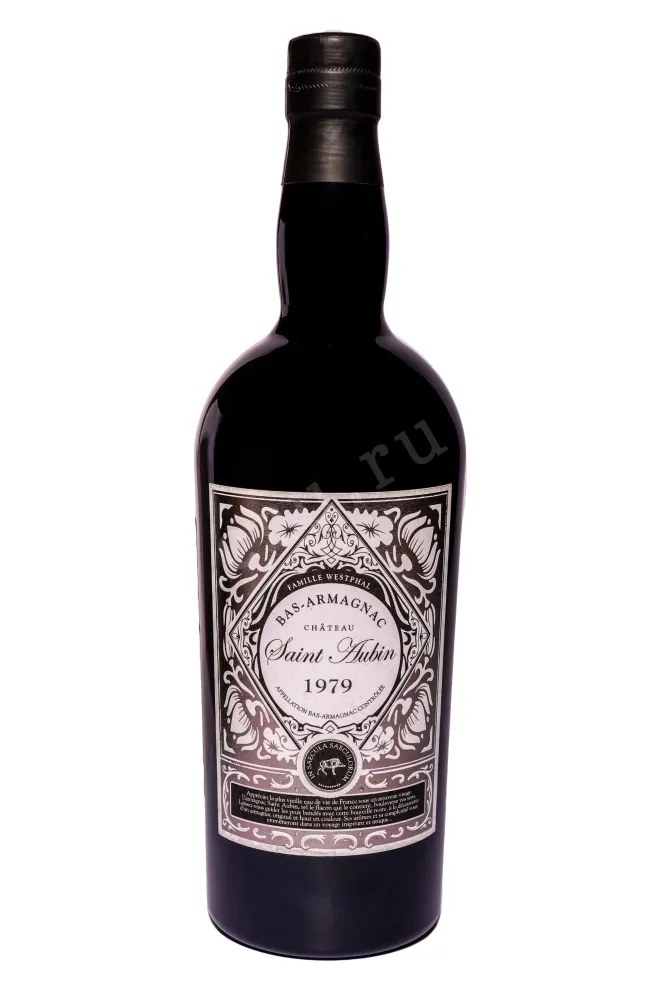 Бутылка Saint Aubin Bas-Armagnac in tube 1979 0.7 л