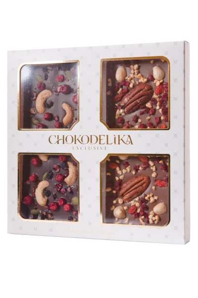 Шоколад Чокоделика Ассорти из шоколада Изысканный десерт 200 г