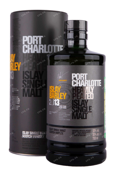 Виски Bruichladdich Port Charlotte Heavy Peated 8 years in tube  0.7 л