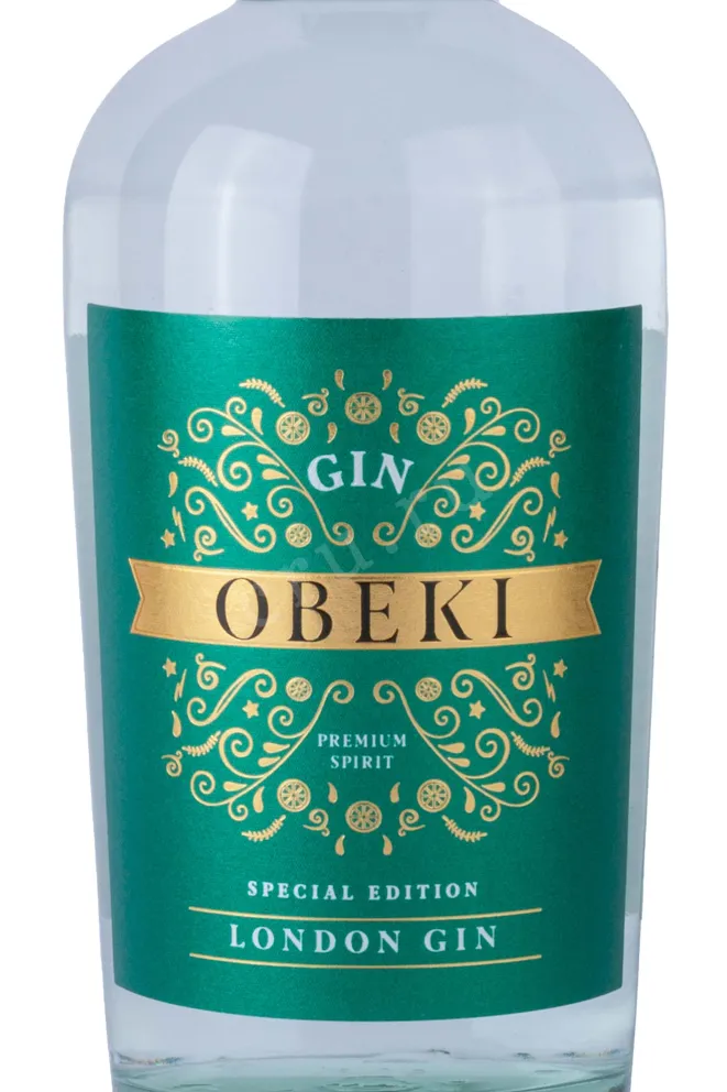 Этикетка Obeki London 0.7 л