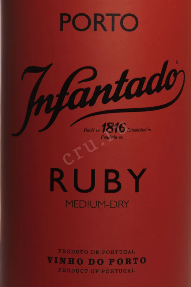 Этикетка Quinta do Infantado Ruby 2020 0.75 л