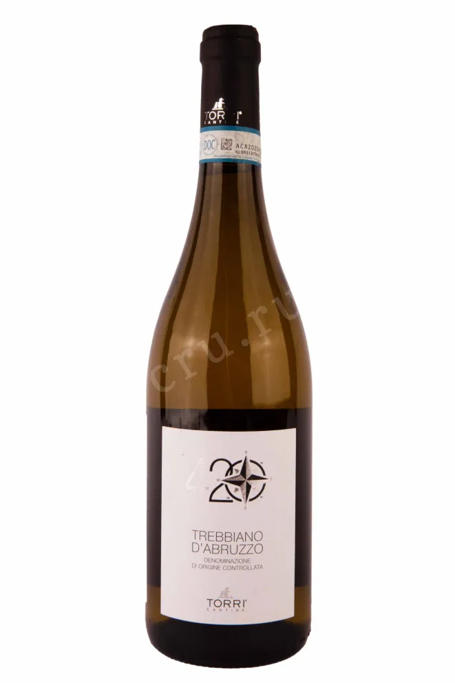 Вино Torri Cantine 4 20 Trebbiano d'Abruzzo DOC 2021 0.75 л