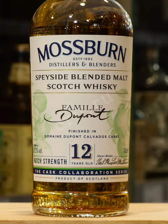 В магазине Крю Профи Mossburn Calvados Dupont Cask Finish 12 Years Old in tube 0.7 л