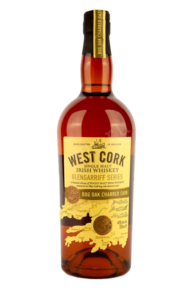 Виски West Cork Glengarriff Series Bog Oak Chard Cask  0.7 л
