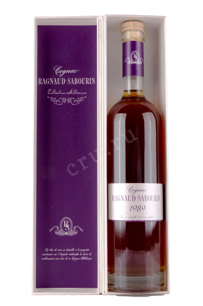 Коньяк Ragnaud Sabourin Millesime in tube 1989 0.7 л