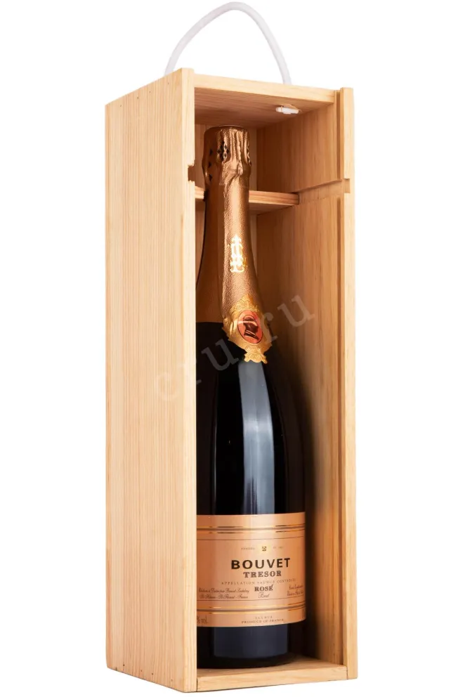 Игристое вино Bouvet Tresor Rose Brut 2019 1.5 л