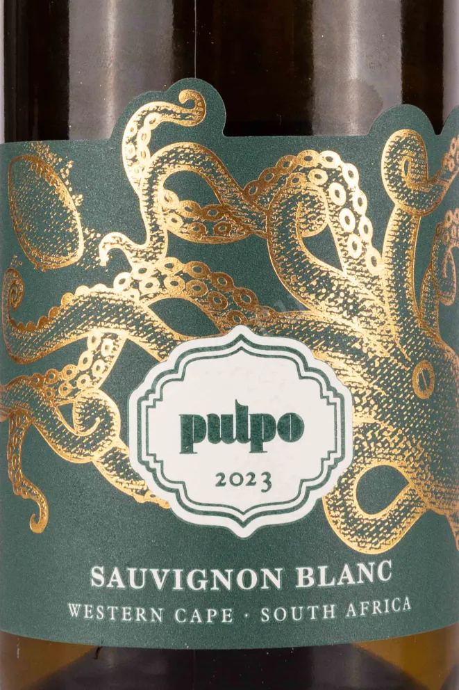Этикетка Pulpo Sauvignon Blanc 2023 0.75 л