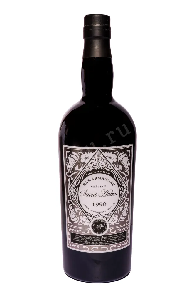 Бутылка Saint Aubin Bas-Armagnac in tube 1990 0.7 л