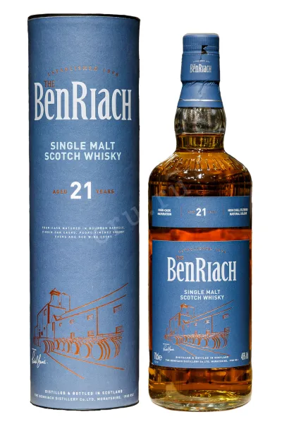 Виски Benriach 21 years  0.7 л