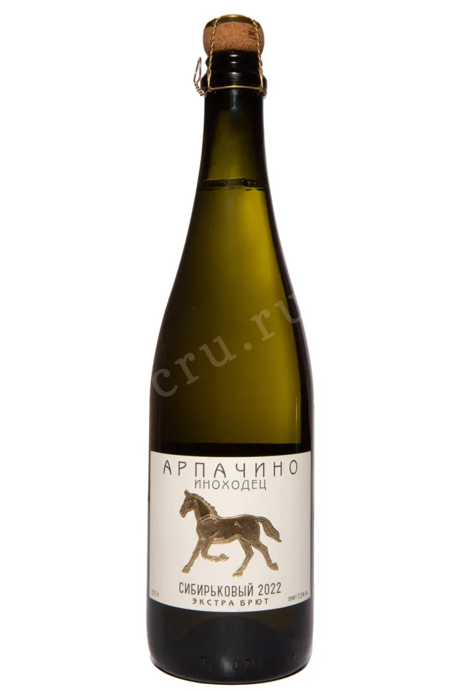 Игристое вино Арпачино Иноходец Сибирьковый Экстра Брют 2022 0.75 л