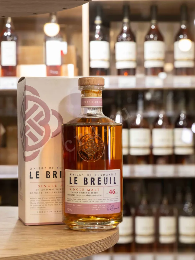 В магазине Крю Профи Le Breuil Single Malt Finition Sherry Oloroso gift box 0.7 л