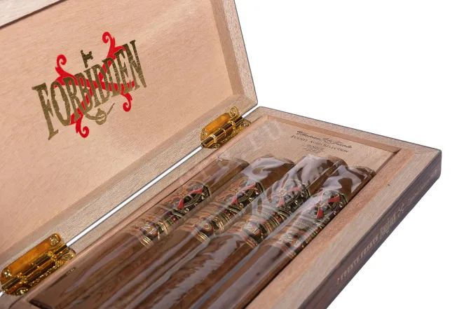 Коробка с сигарами ФФОКС Фуэне Фуэнте Опус Х Стори 4 Сет Макассар Эбони