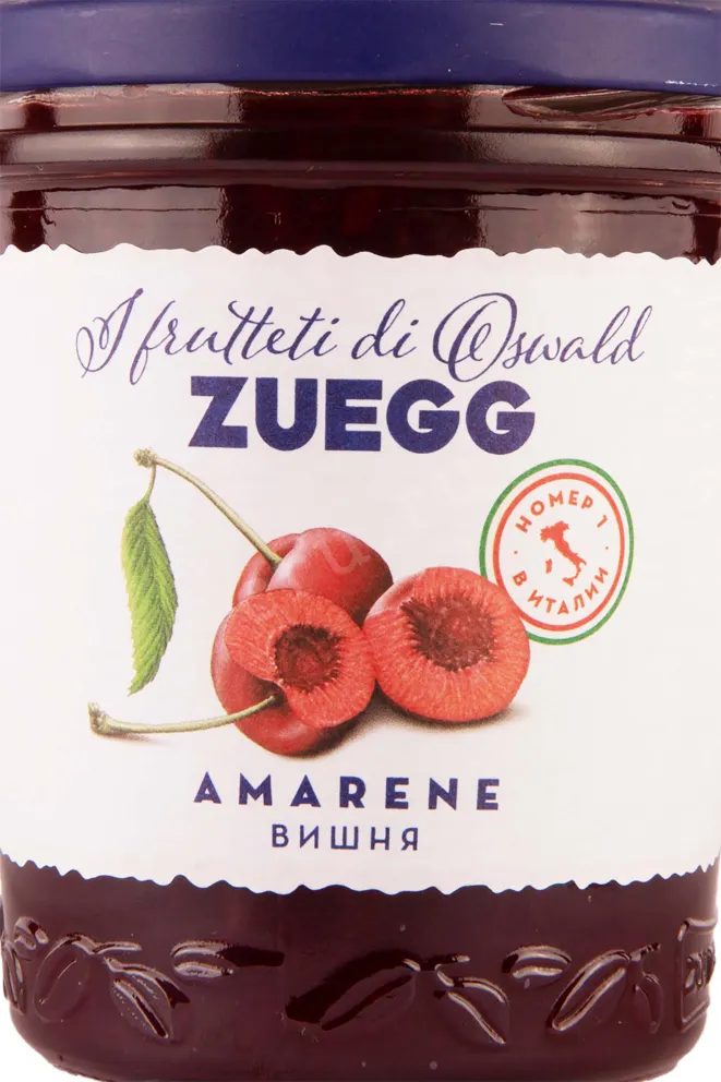Этикетка Zuegg amarene 0.32 л