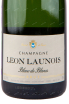 Этикетка игристого вина Leon Launois Blanc de Blanc 0.75 л