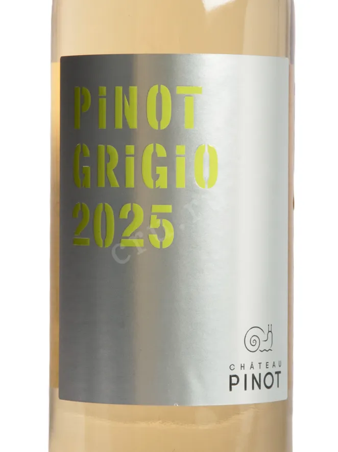 Этикетка Chateau Pinot Pinot Grigio 2025 0.75 л