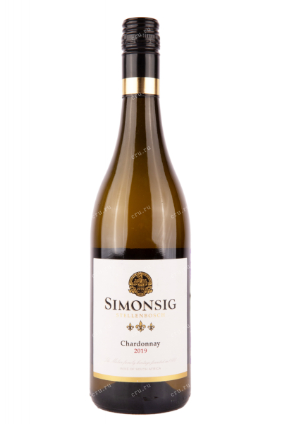Вино Simonsig Chardonnay 2019 0.75 л