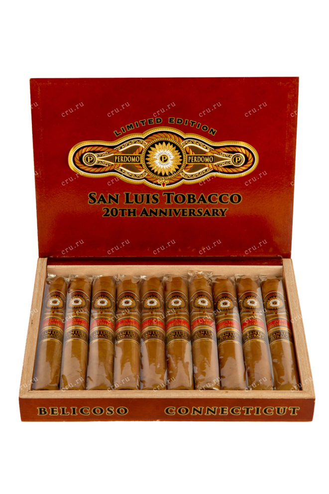 Сигары Perdomo Limited Edition San Luis Tobacco 20th Anniversary Belicoso Champagne 