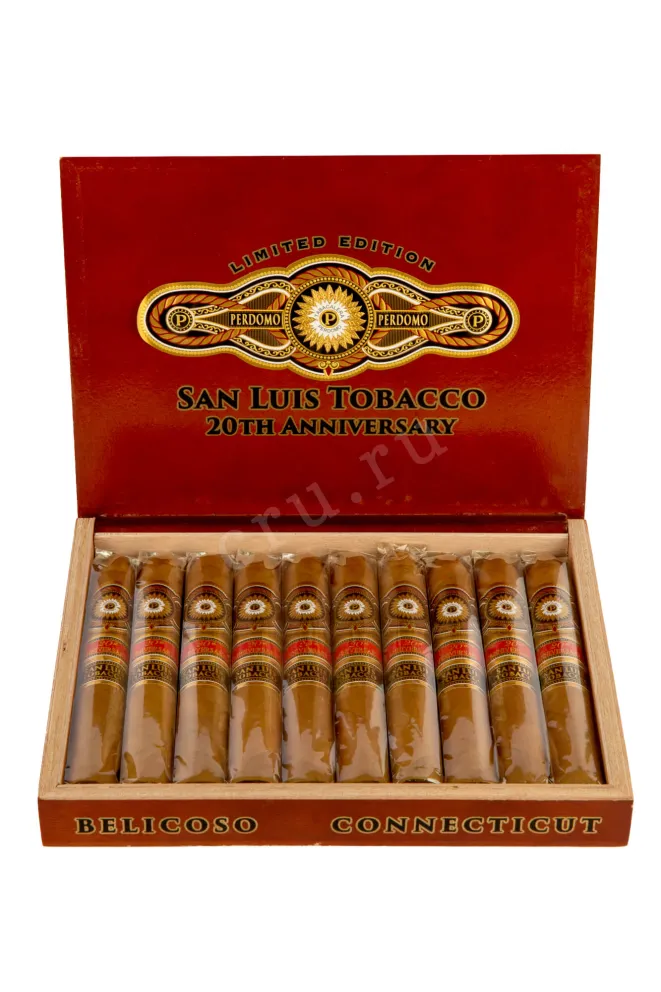 Сигары Perdomo Limited Edition San Luis Tobacco 20th Anniversary Belicoso Champagne
