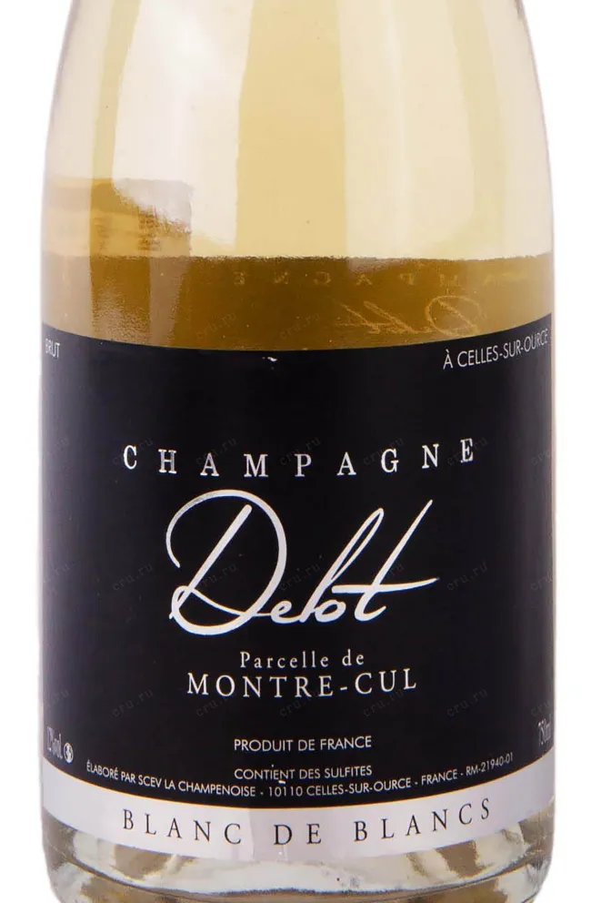 Этикетка Delot Parcelle de Montre-Cul Blanc de Blancs 0.75 л