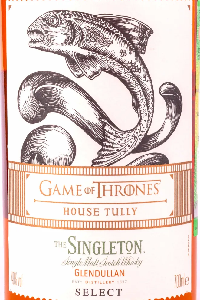 Этикетка Singleton Game of Thrones of Glendullan Select in tube 0.7 л